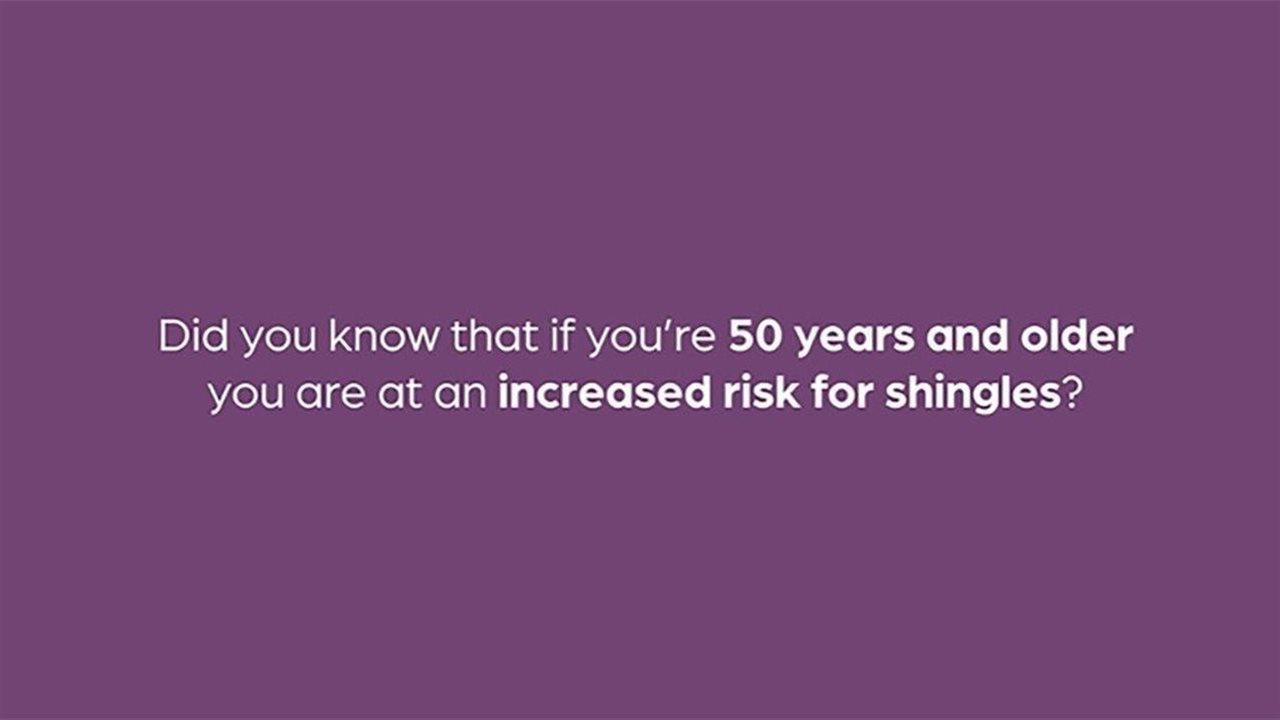 Photo for: Over 50? What you need to know about your risk for shingles
