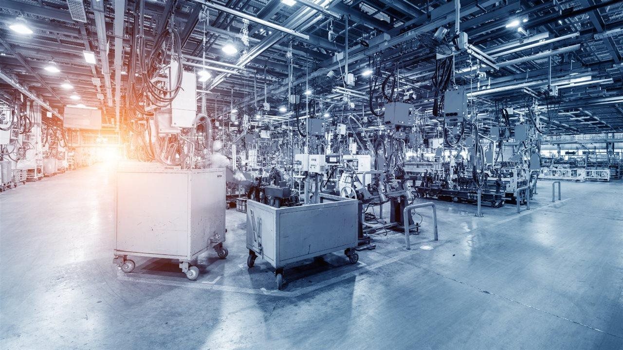 Inside a Florida manufacturing plant.