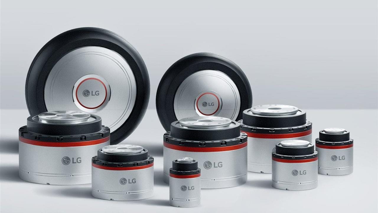 Various sizes of LG AXIUM; a robotics component.