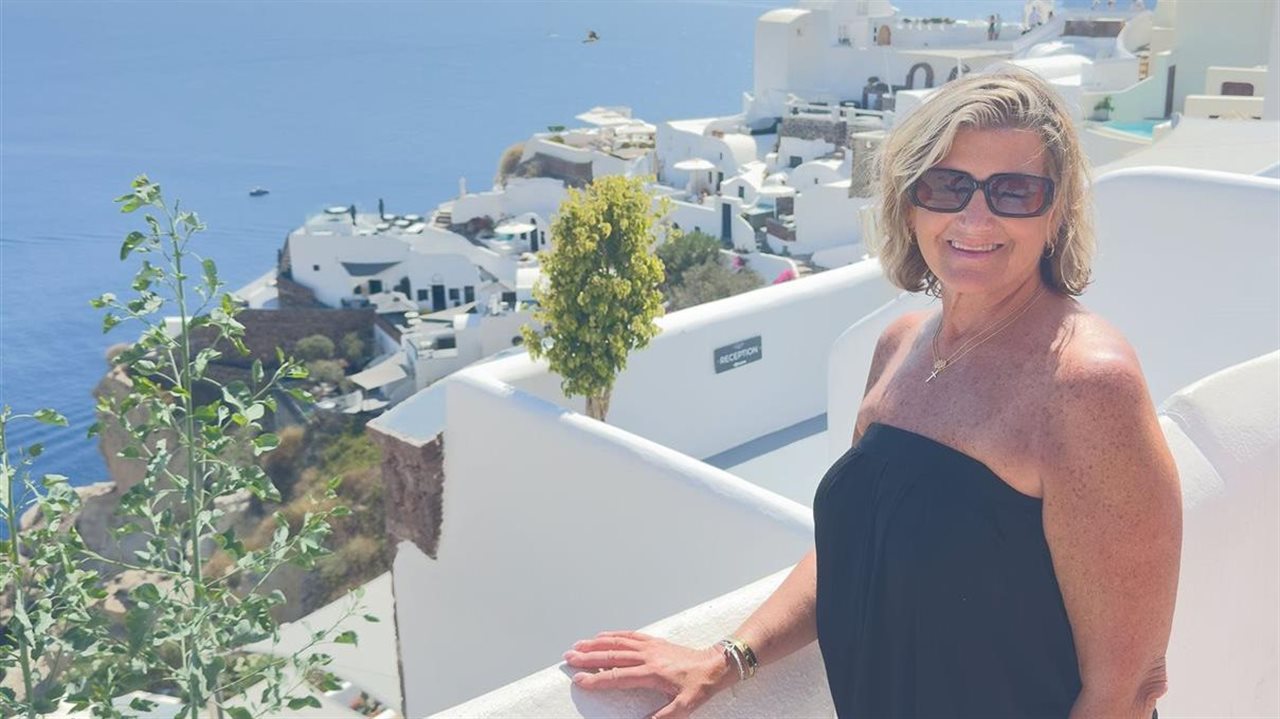 Marin during her travel to Italy.