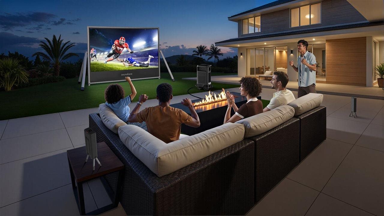 Photo for: How to choose the ideal projector for a backyard movie night