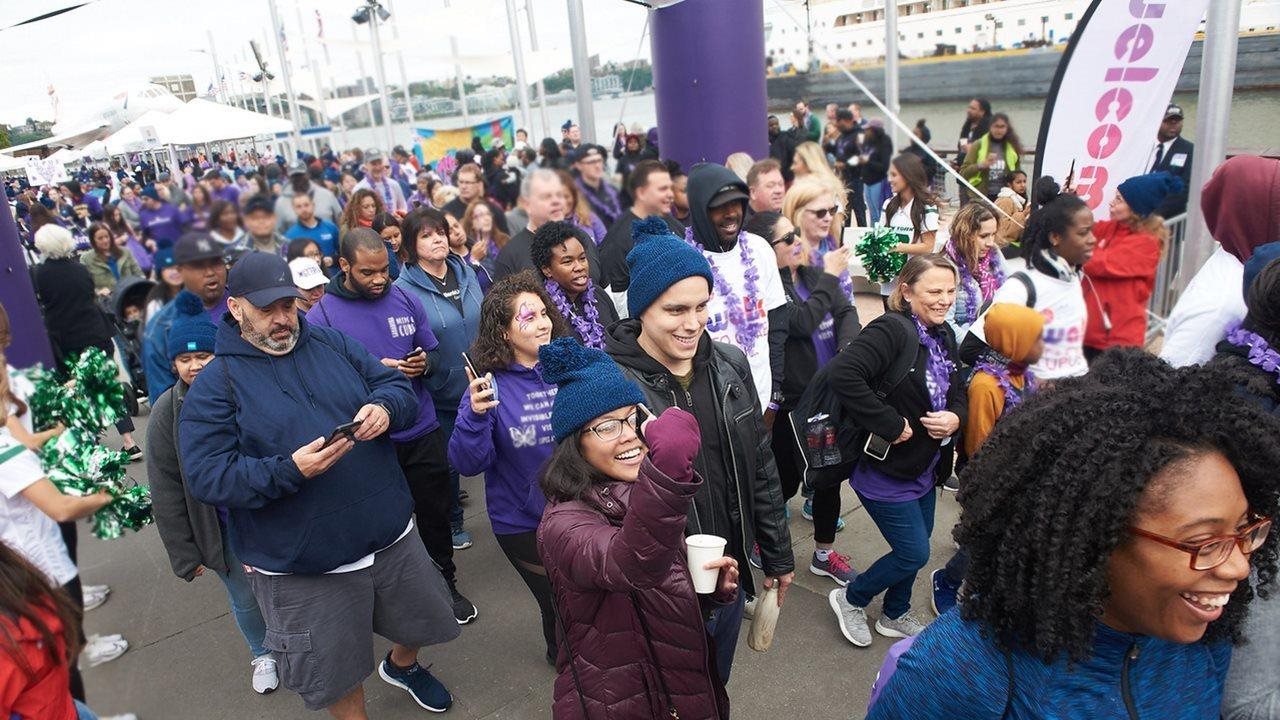 A group of people at the Lupus Research Alliance event in 2019.